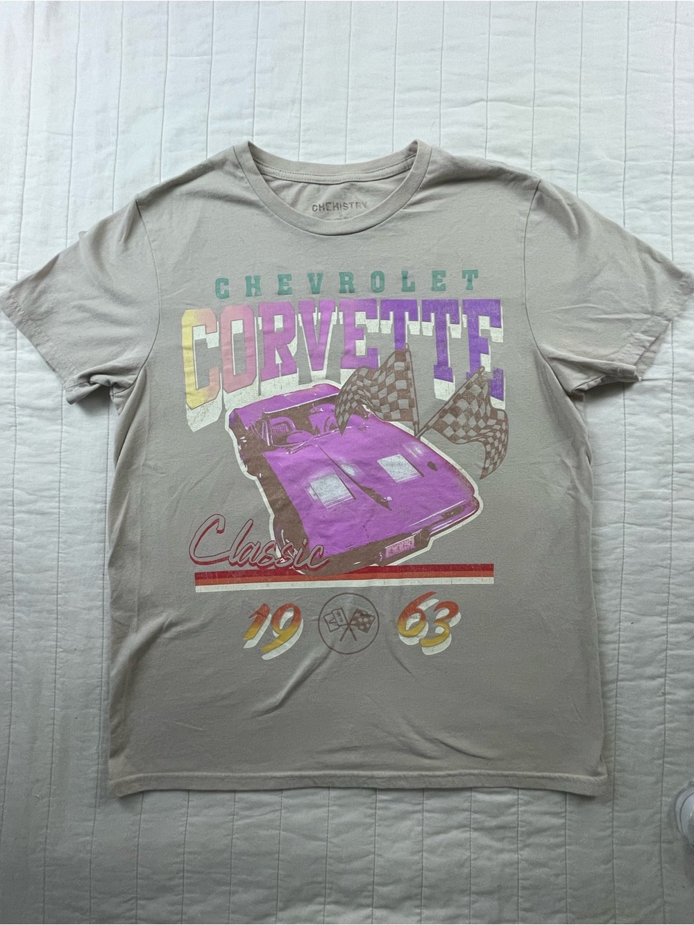 Corvette Classic Graphic T‑Shirt Small (fits more like a medium)